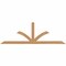 Ekena Millwork Richland Smooth Timber Gable Bracket, Western Red Cedar, 84"W x 28"H x 3 1/2"D x 3 1/2"F, 8/12 Pitch GBW084X28X0404RIC00SWR - alternate 1